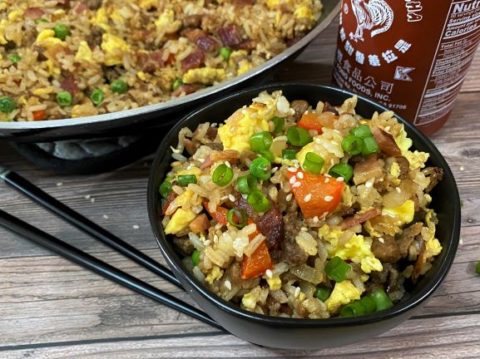 Gluten Free Breakfast Fried Rice - Savory Saver