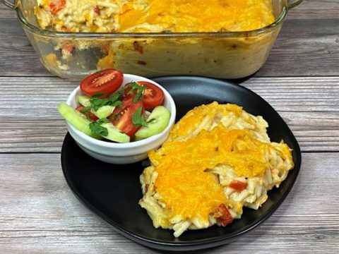 Gluten Free Chicken Spaghetti - Savory Saver
